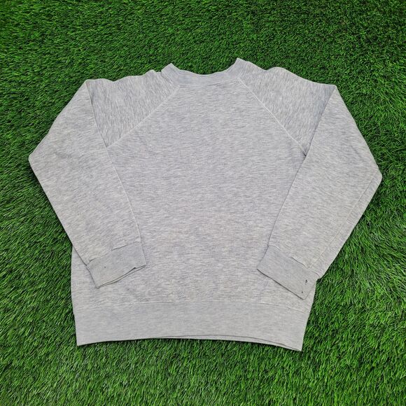 Vintage 1985 Penguin Sweatshirt Womens Medium 19x21 Gray - Picture 2 of 13